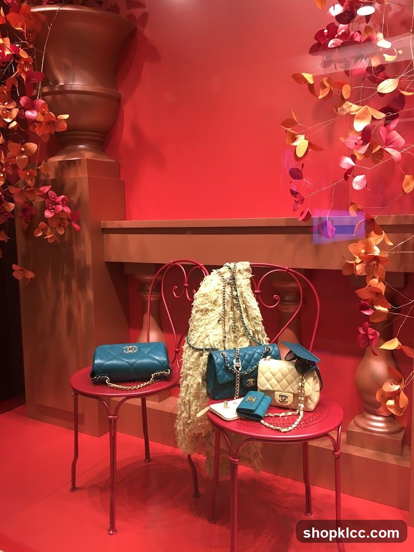 Chanel Handbag Display