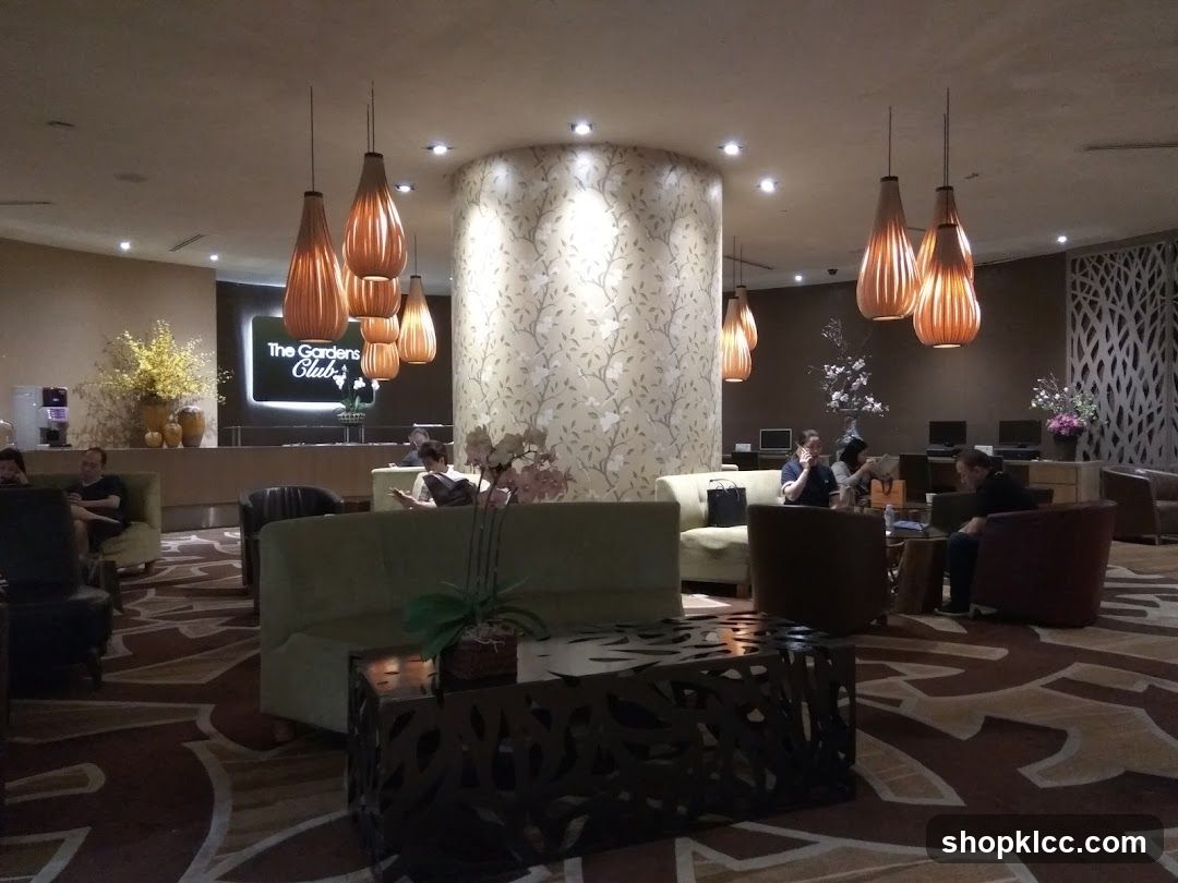 Lounge Area with Signage