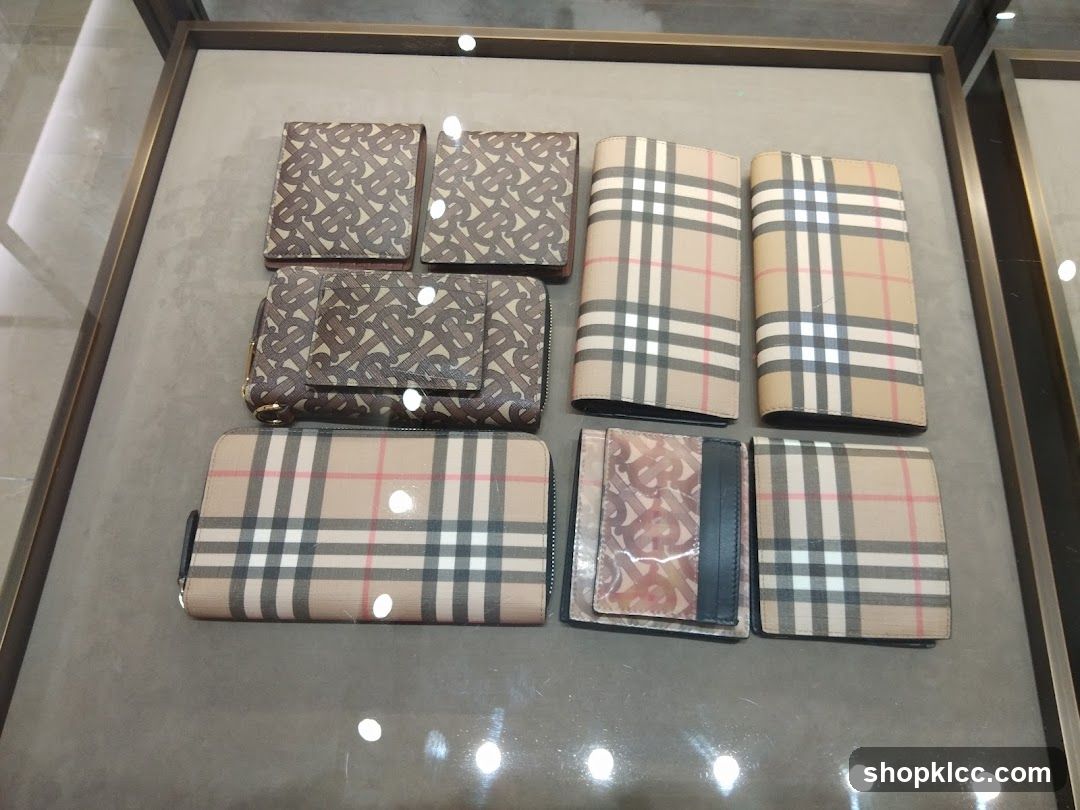 Wallets on Display