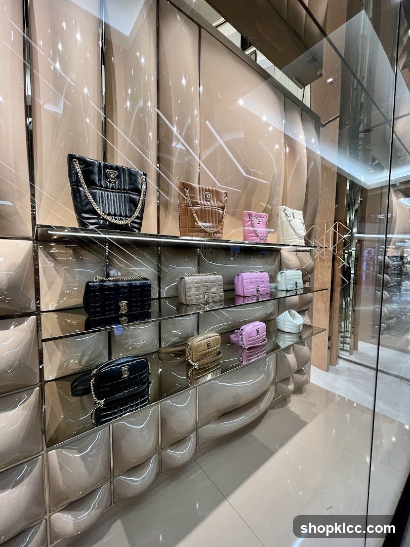 Luxury Handbags Display