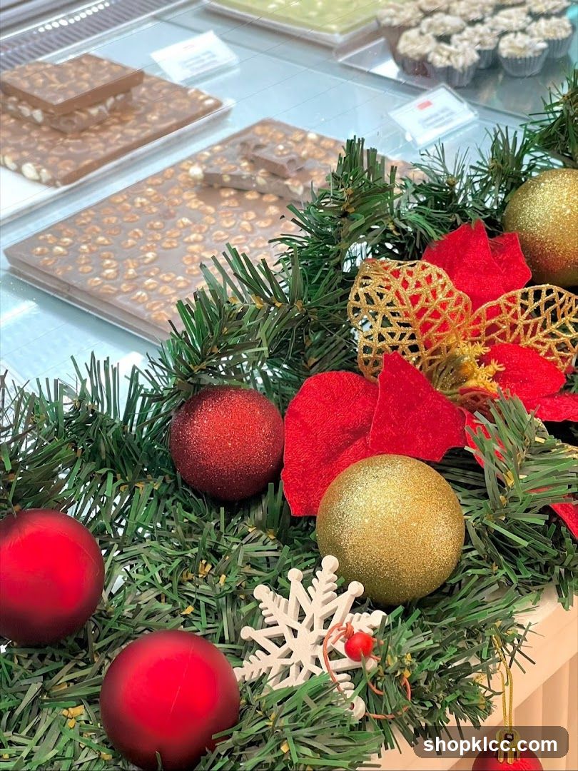 Christmas Display with Chocolates