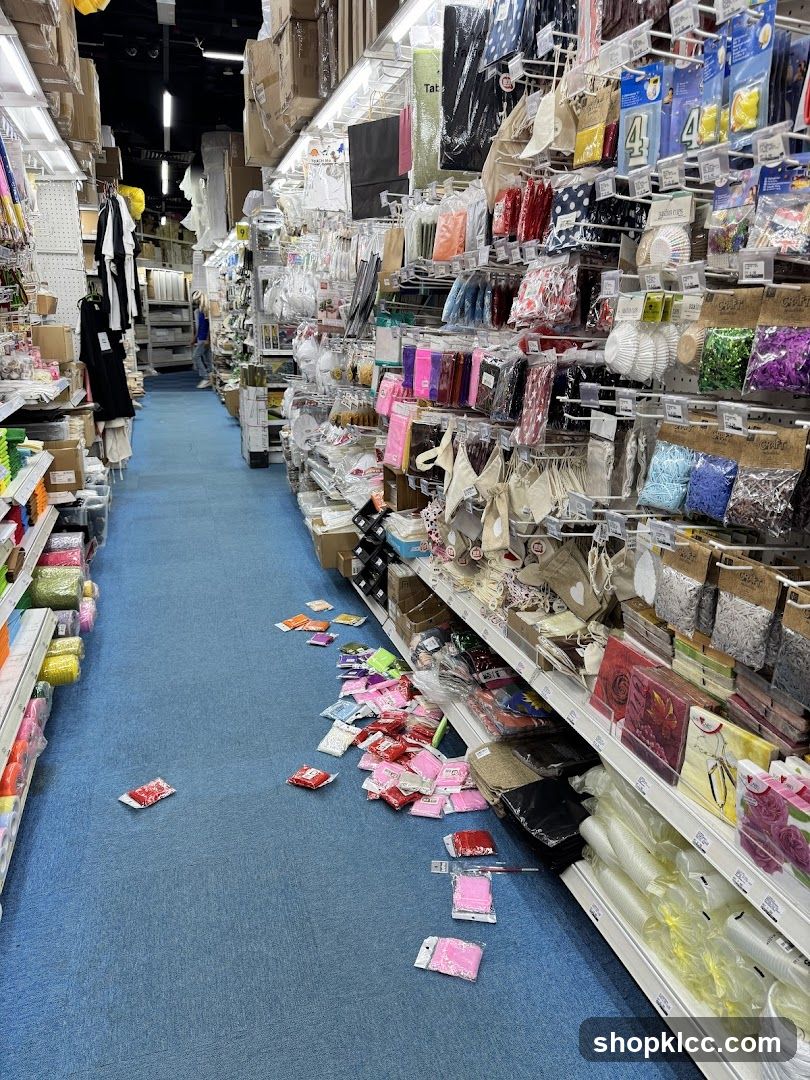 Craft Supply Store Aisle