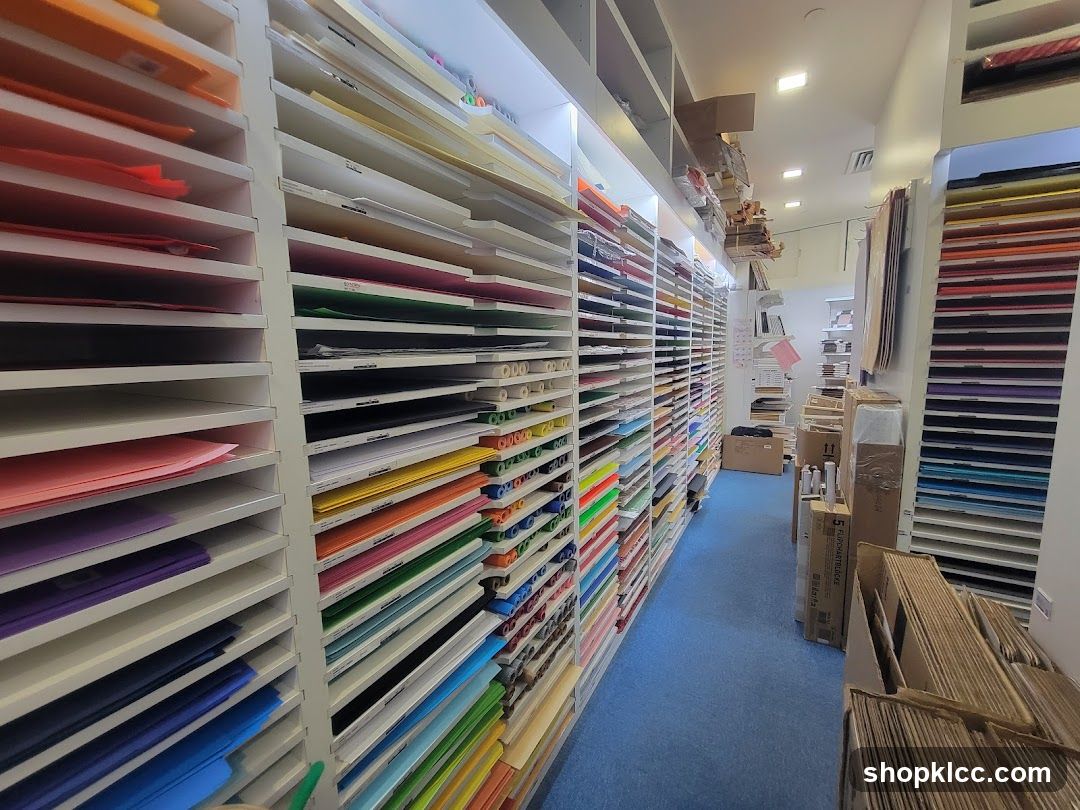 Paper Supply Store Aisles