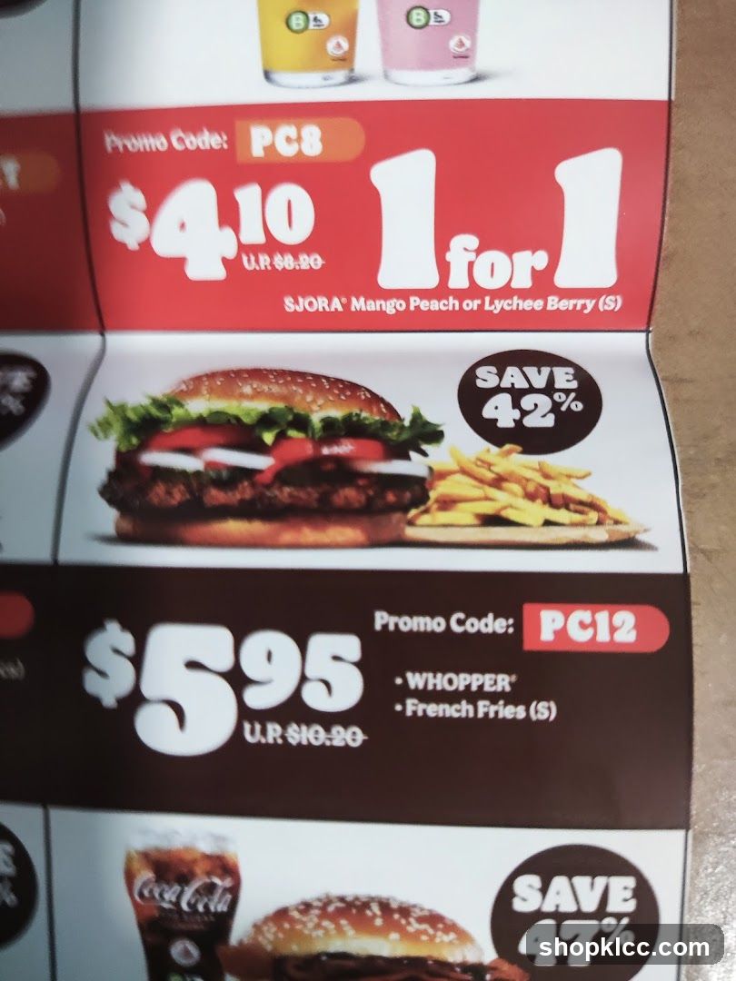 Burger Promotions