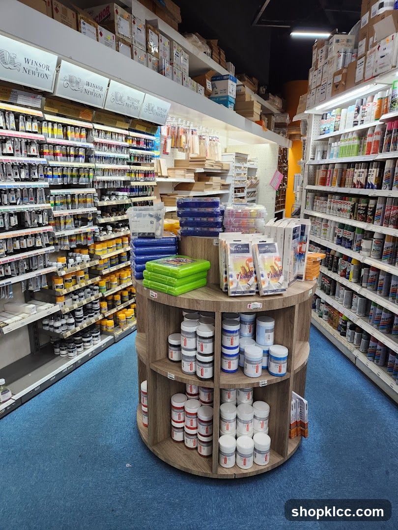 Art Supply Store Interior