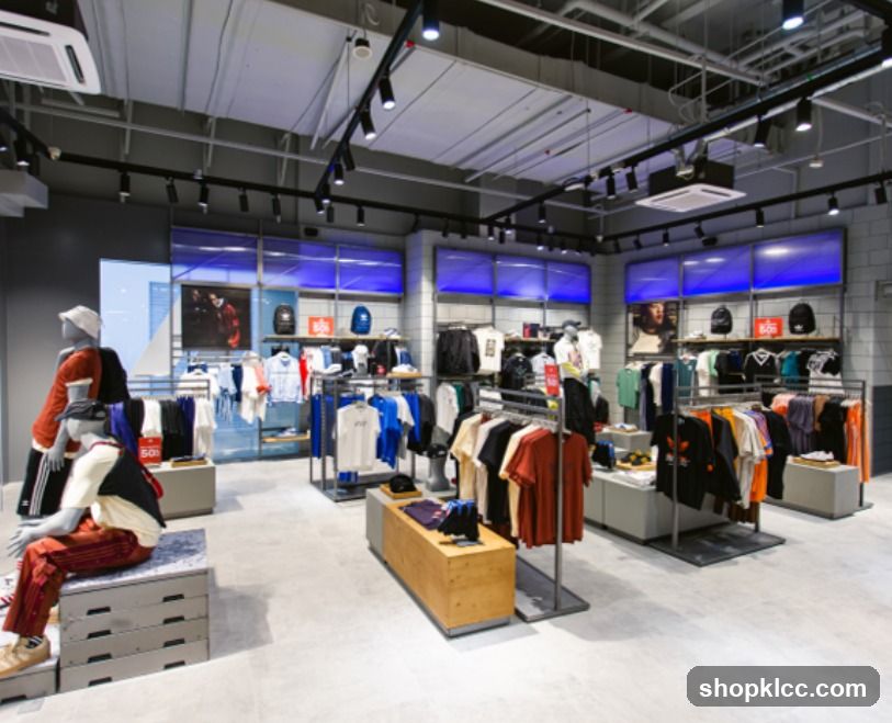 Clothing store interior