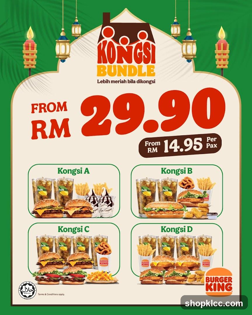 Burger King Kongsi Bundle Promotion