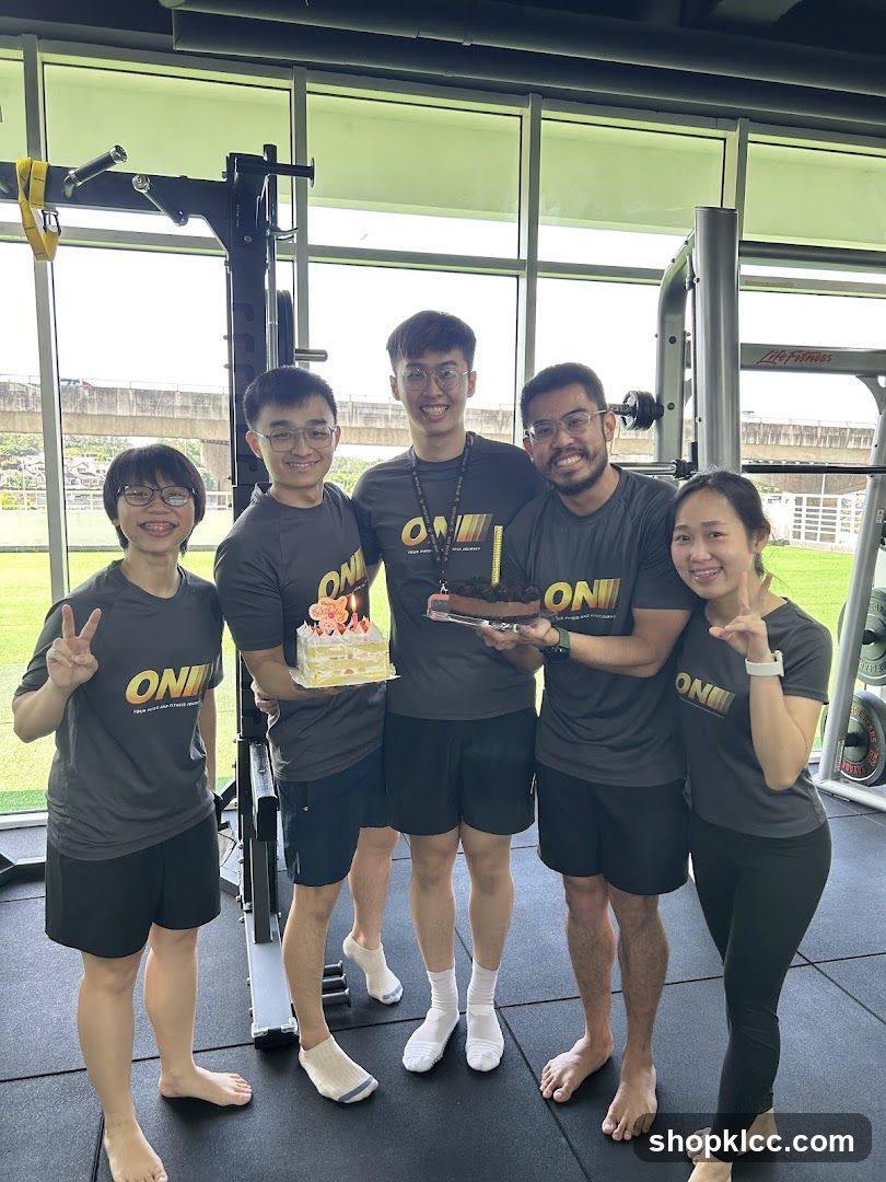 Gym Staff Celebrating