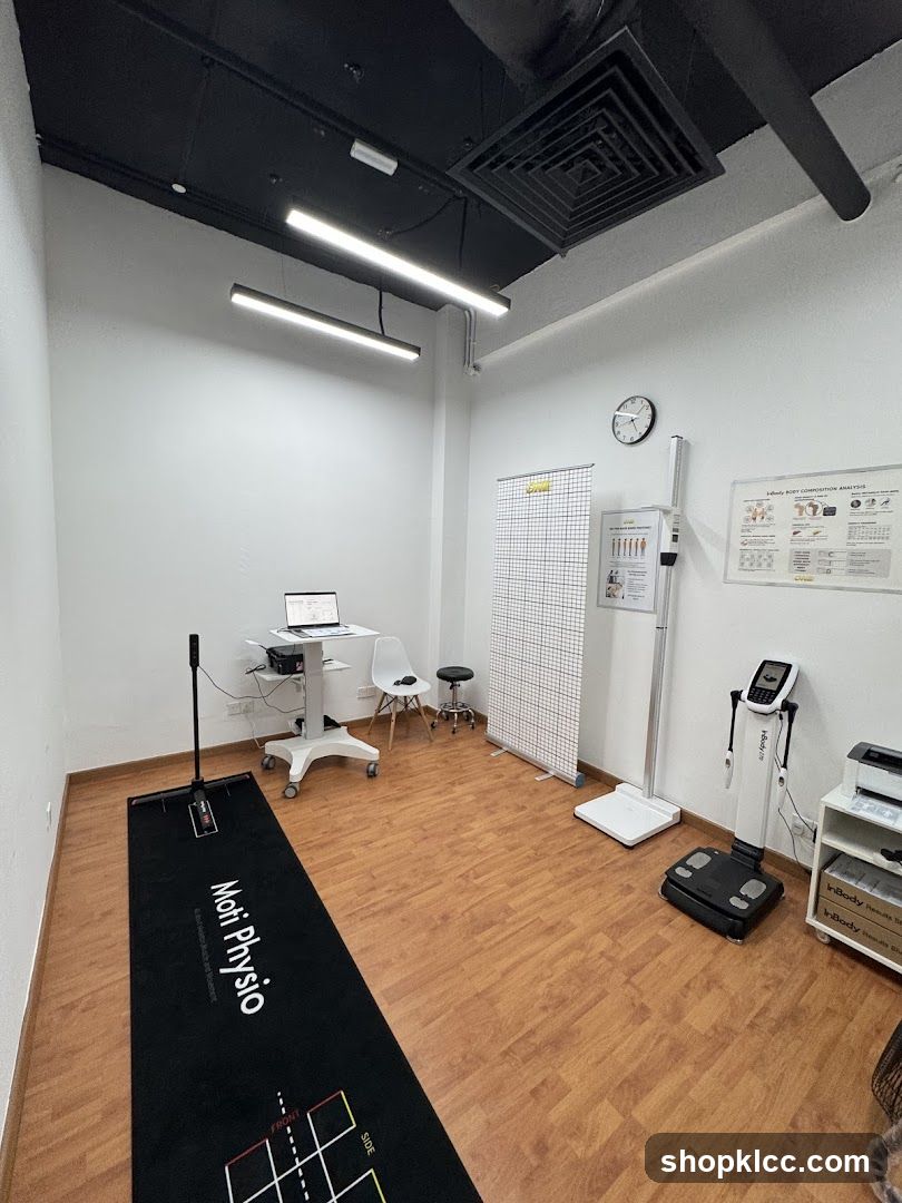 Physiotherapy Room with Body Composition Analysis Equipment