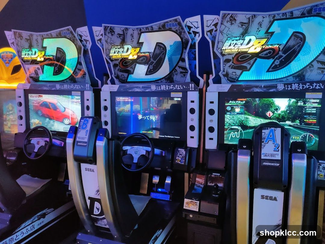 Initial D Arcade Stage Video Game Cabinets