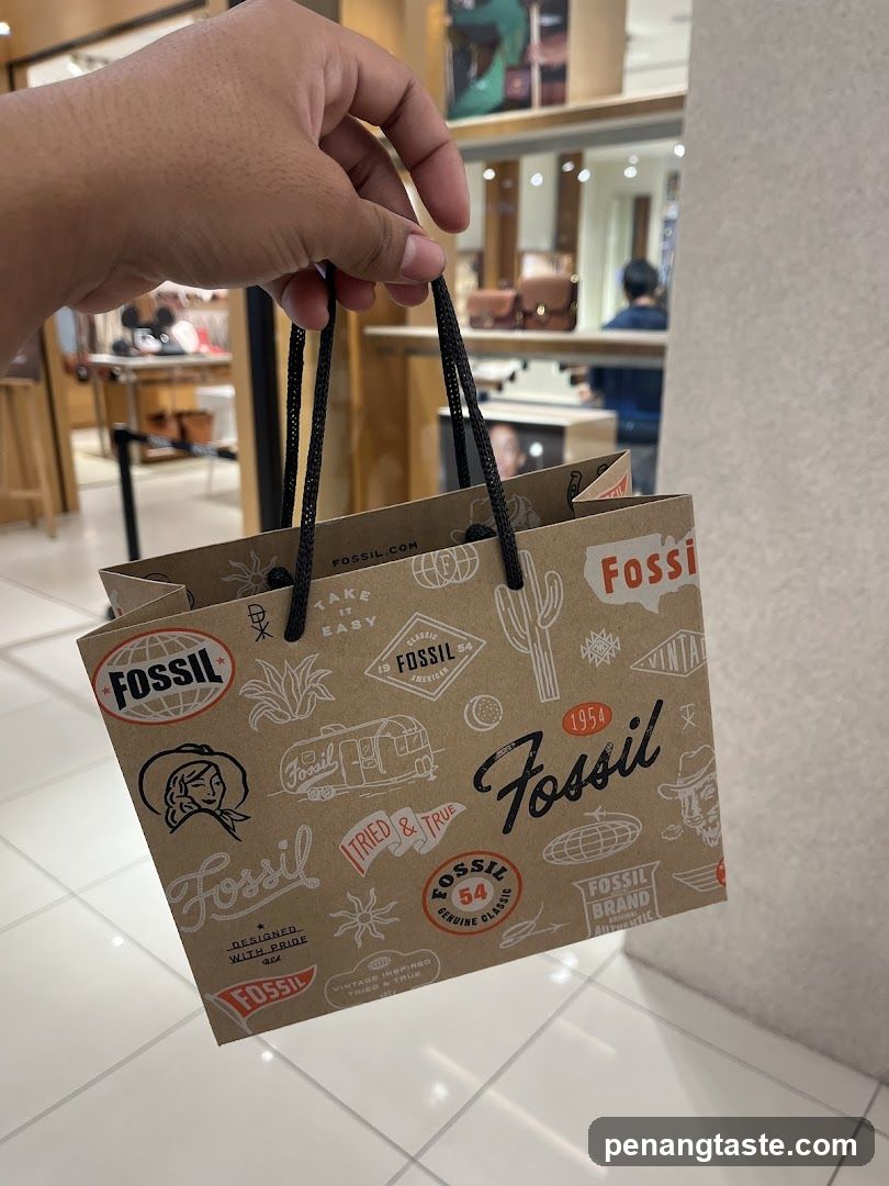 Fossil Shopping Bag