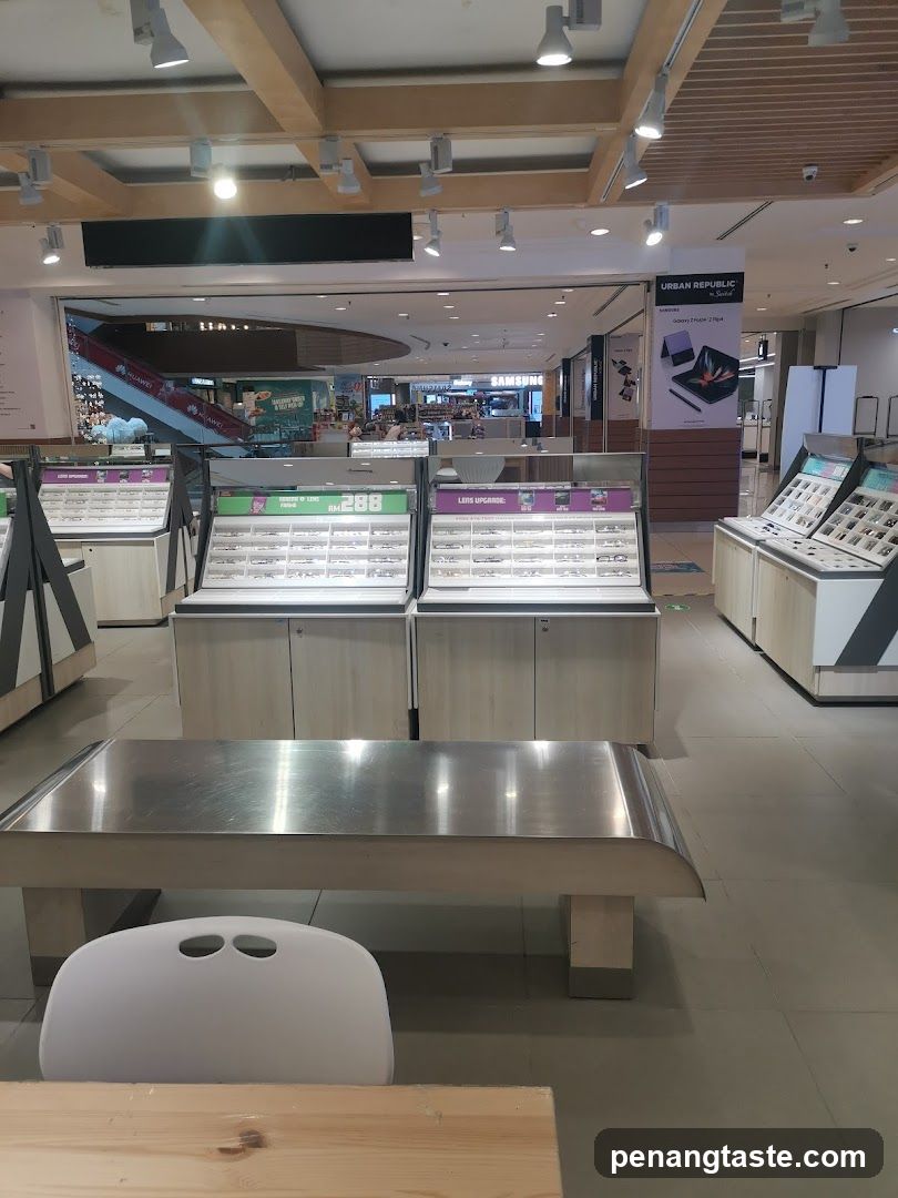 Eyewear store interior