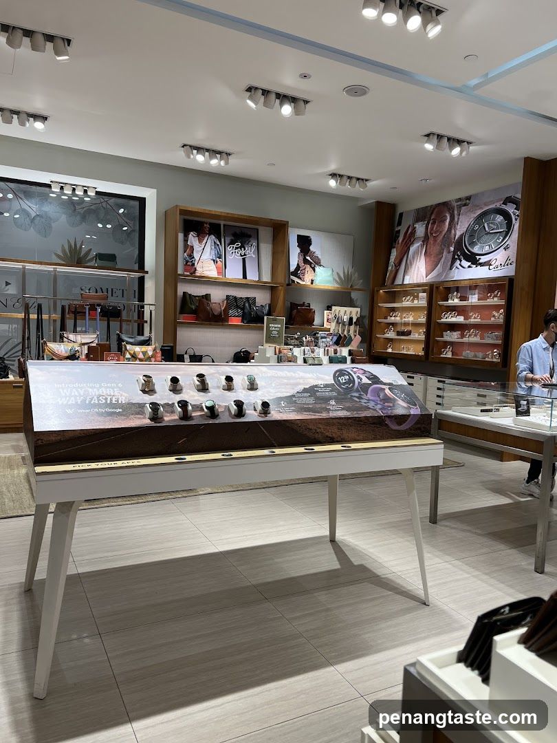Fossil Store Display
