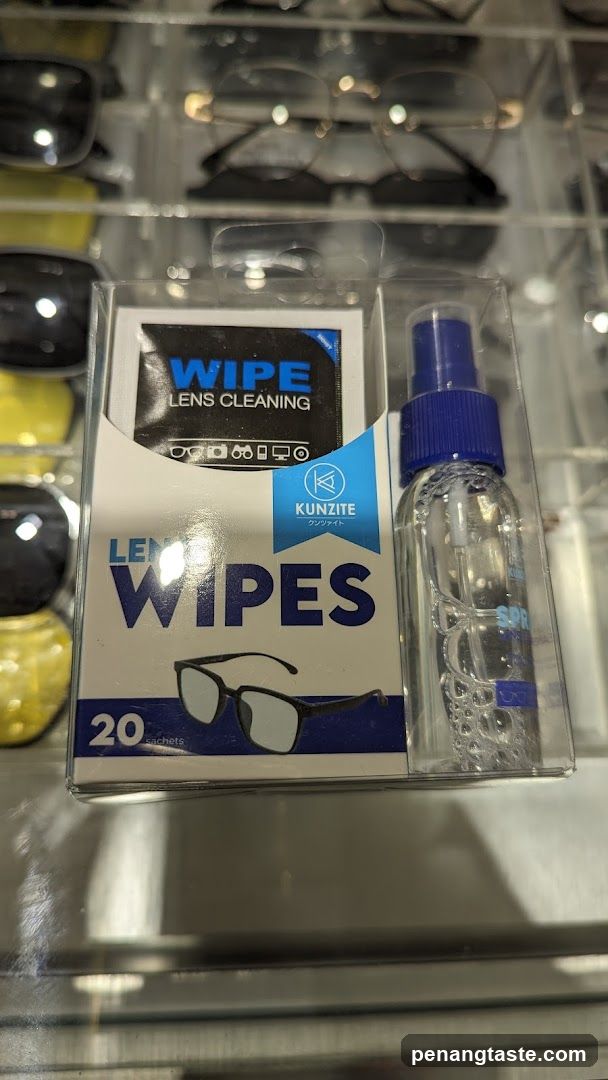Lens Cleaning Wipes and Spray