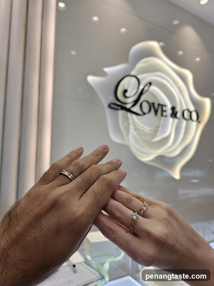 Couple's Hands with Rings