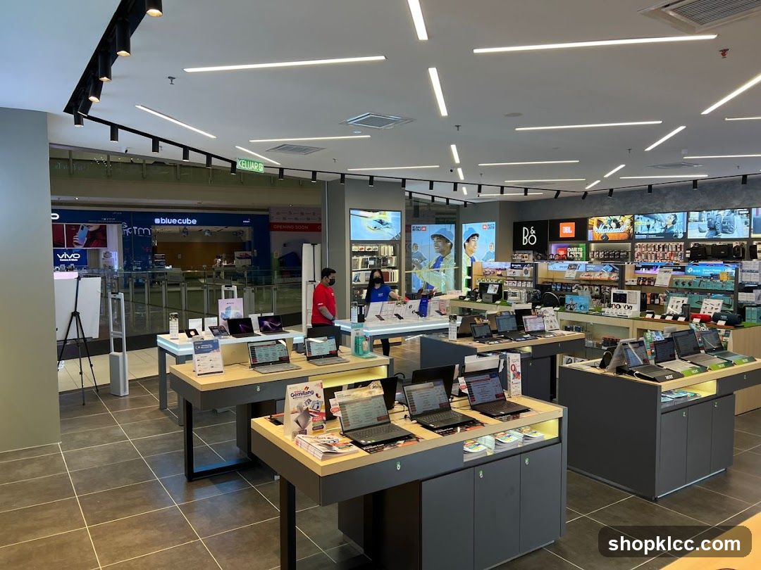 Electronics Store Interior