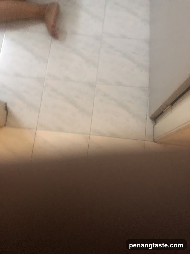 Tiled Floor and Leg