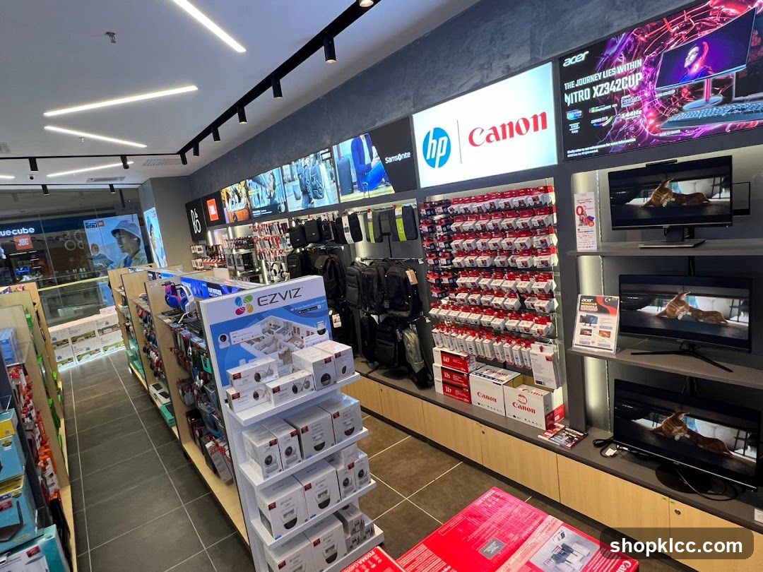 Electronics Store Interior