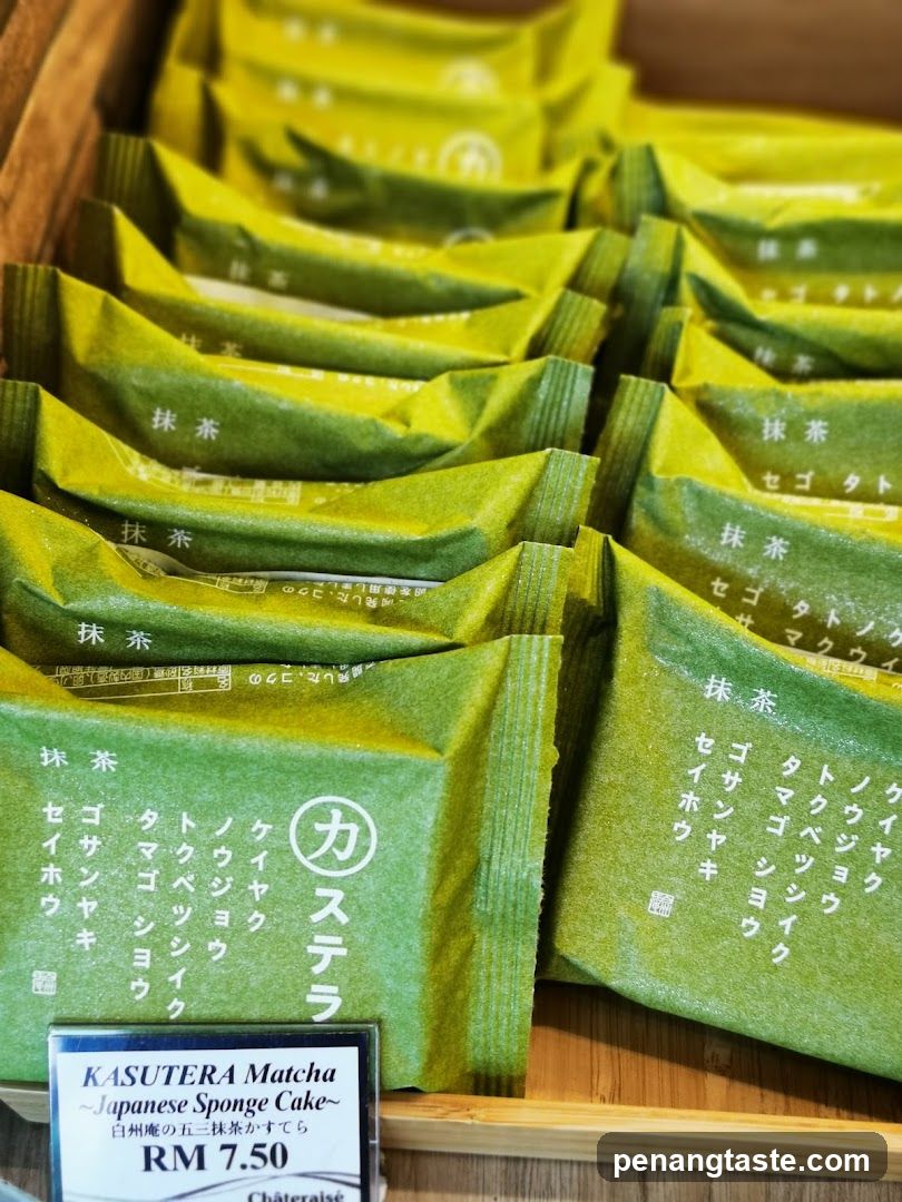 Matcha Kasutera Sponge Cakes