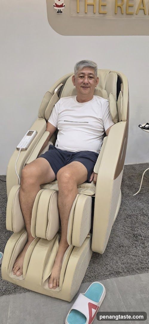 Man in Massage Chair