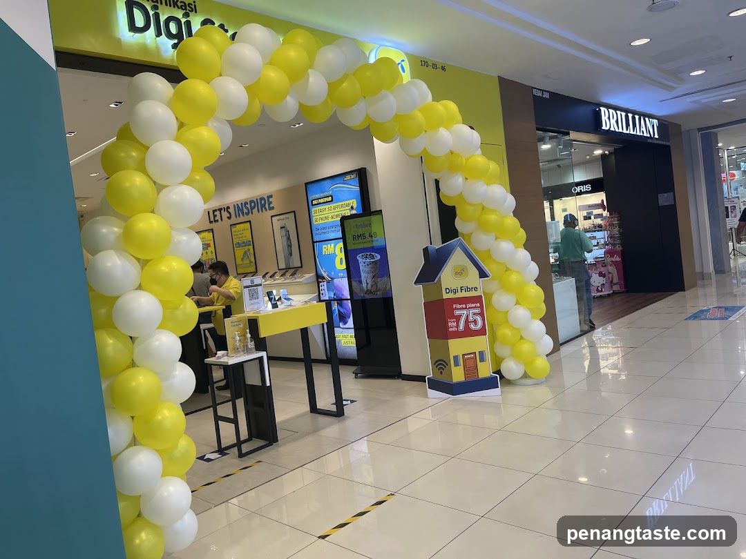 Digi Store Entrance with Balloons