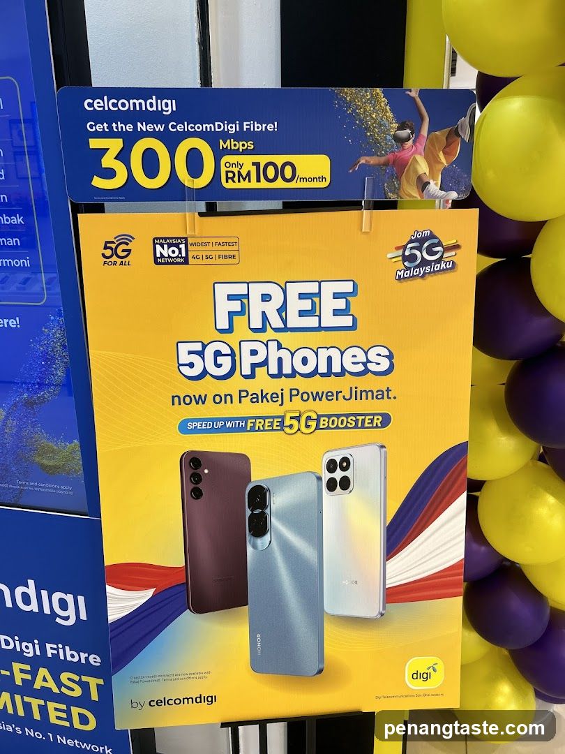 CelcomDigi Fibre and 5G Phones Promotion