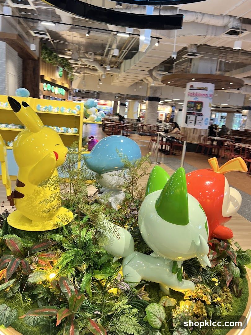 Pokemon Display in Mall Interior