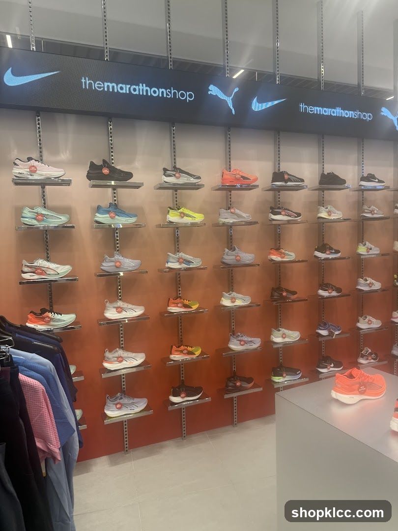 The Marathon Shop Interior Display