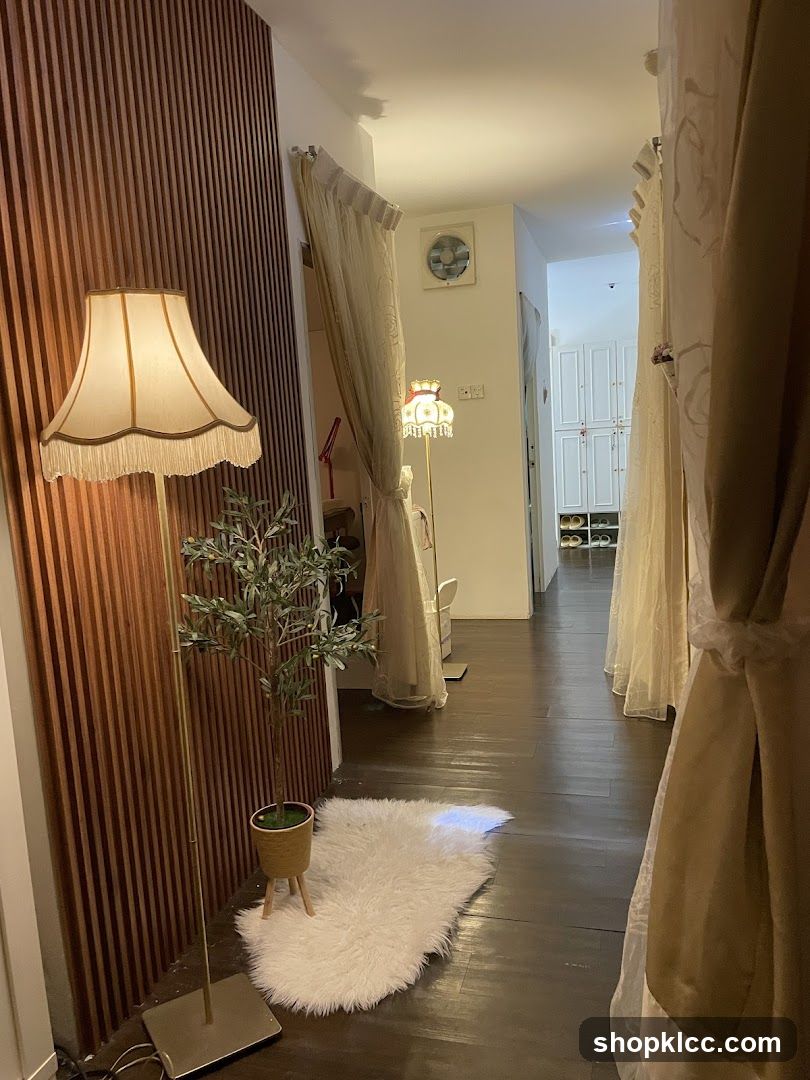 Interior Hallway with Decorative Elements
