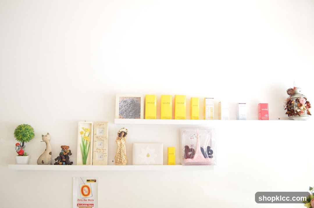 Decorated Shelf Display