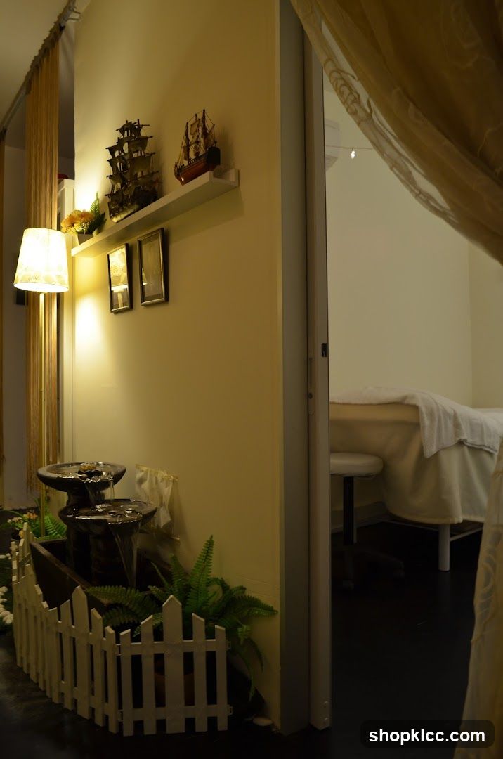 Interior of a spa or wellness center