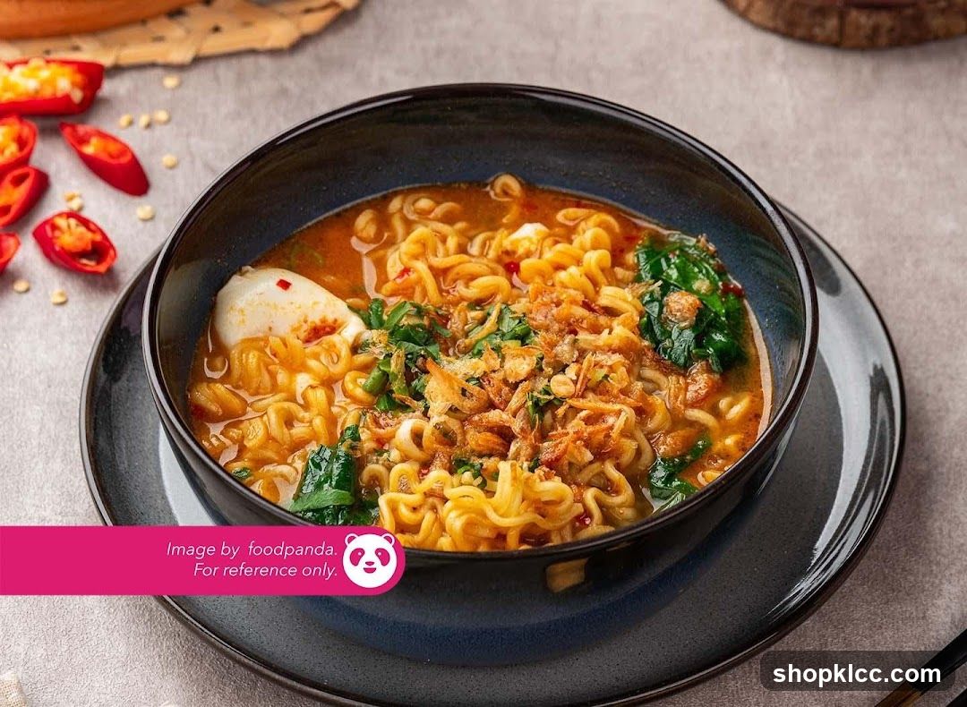 Spicy Ramen Bowl with Egg and Greens