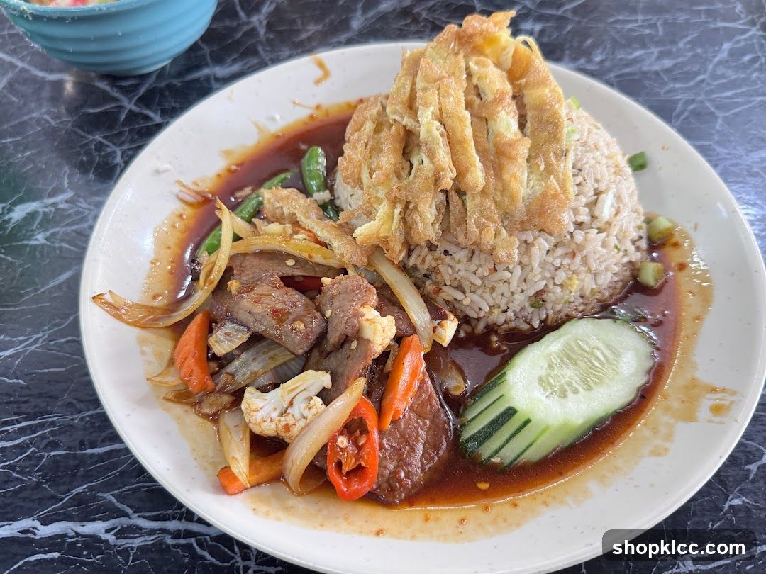 Fried Rice with Meat and Egg