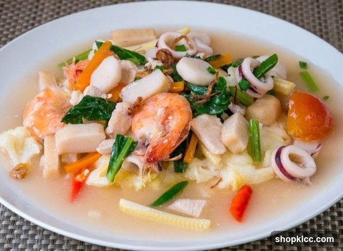 Seafood Stir Fry with Vegetables