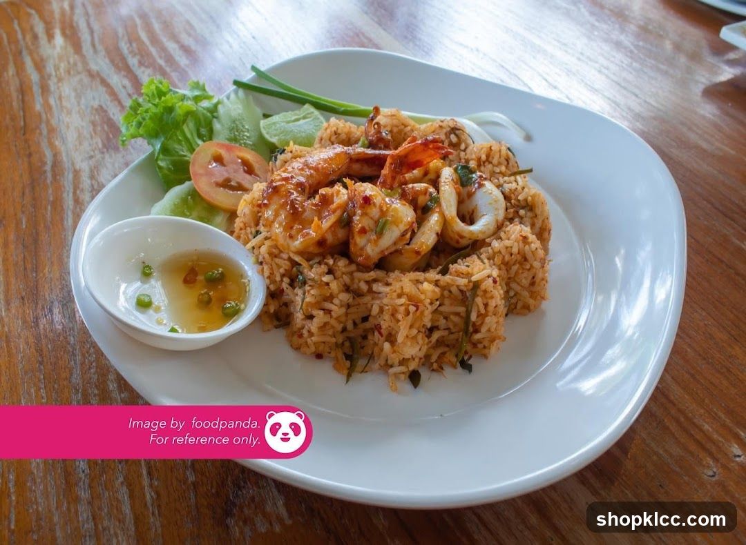 Shrimp Fried Rice with Side Dipping Sauce