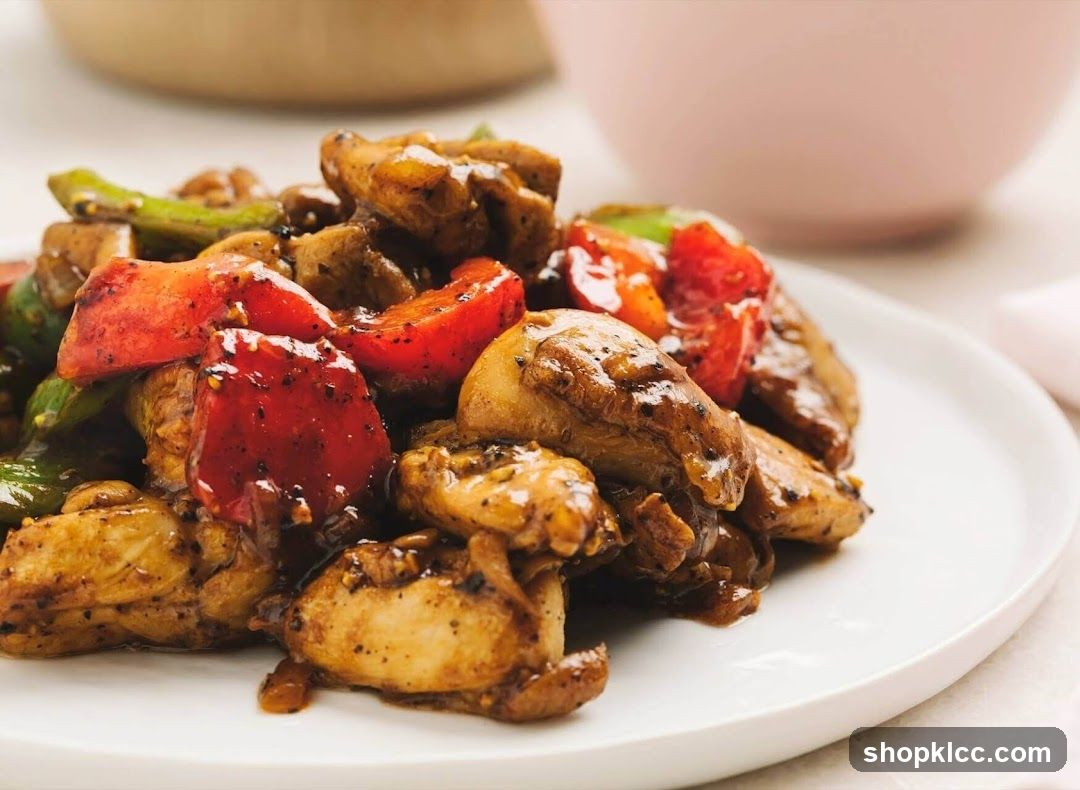 Stir-fried Chicken with Peppers