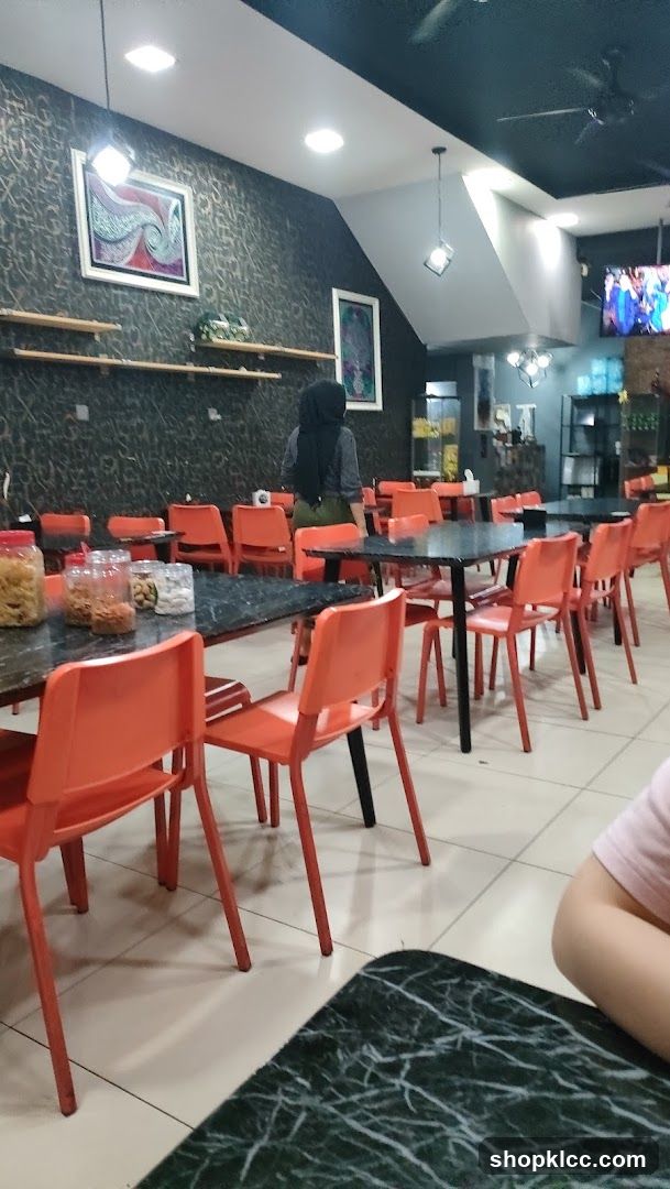Interior of a casual dining restaurant