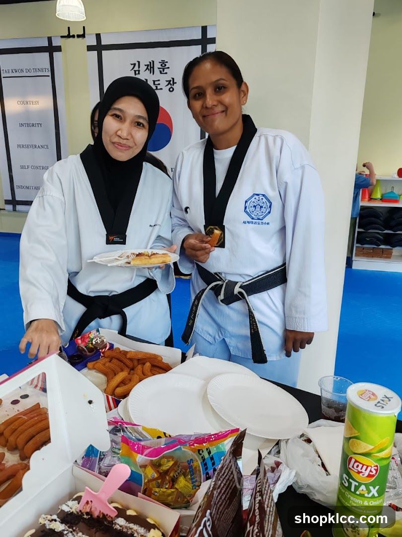 Taekwondo Class Celebration