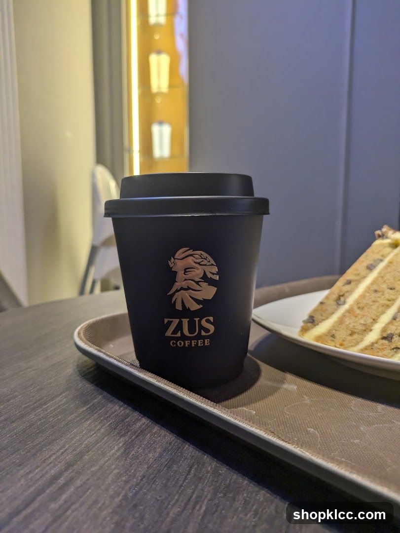 Coffee Cup and Cake Slice