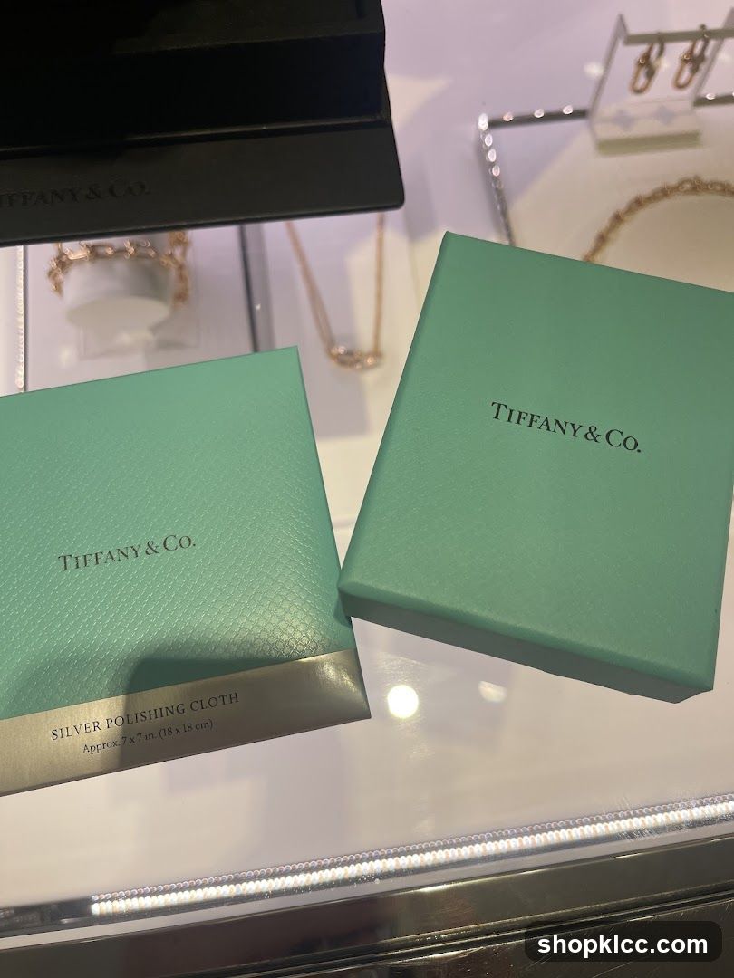 Tiffany & Co. Jewelry Boxes and Polishing Cloth