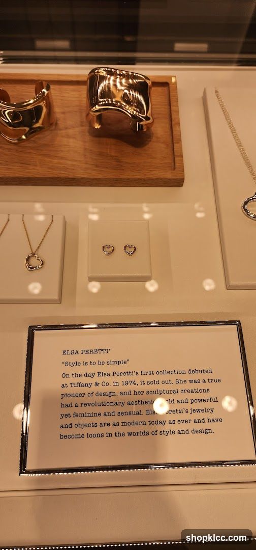 Elsa Peretti Jewelry Display