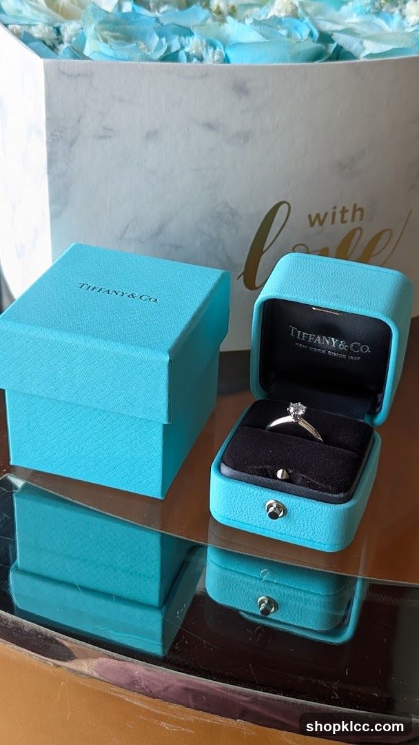 Tiffany & Co. Ring Box and Gift Bag
