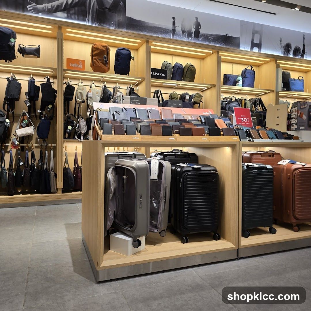 Bags and Luggage Store Display