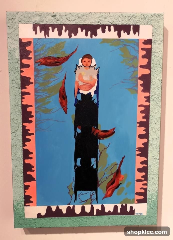 Untitled (Figure with Fish)
