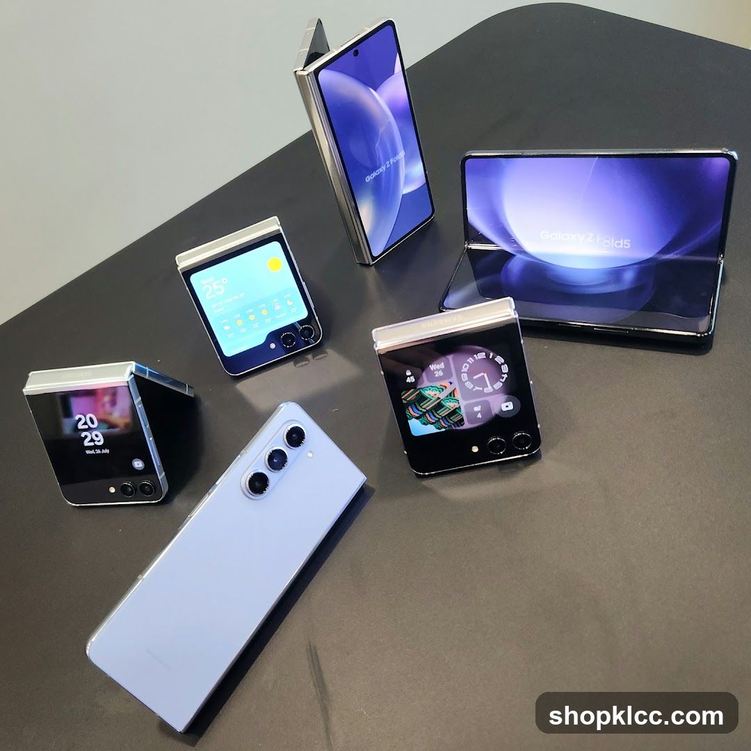 Samsung Galaxy Fold and Flip Phones