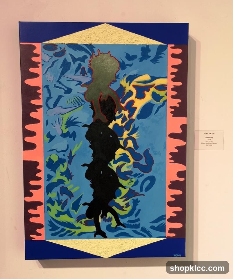 Untitled (Silhouette with Abstract Background)