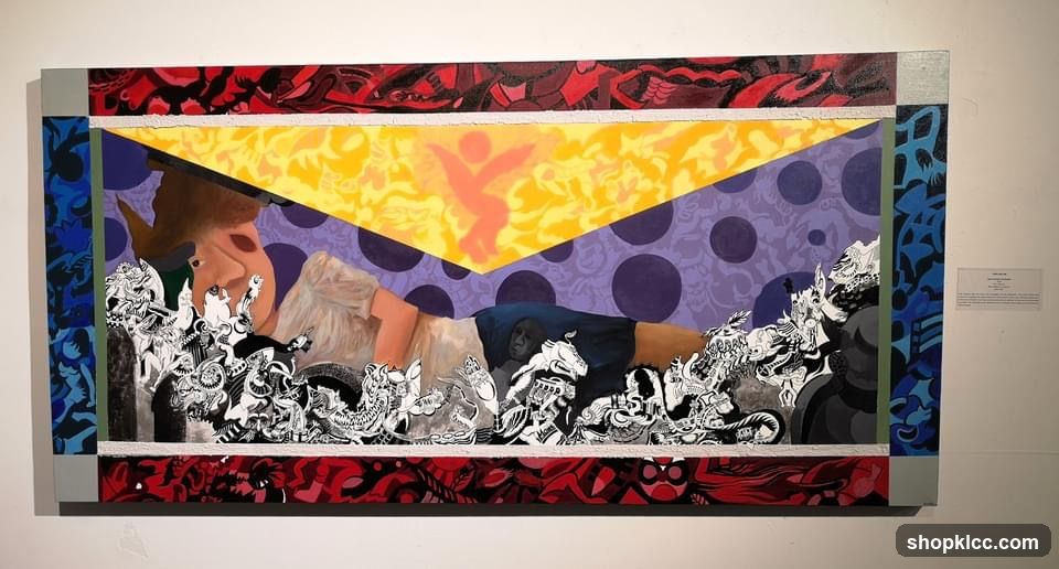 Untitled (Lying Figure with Mythological Elements)