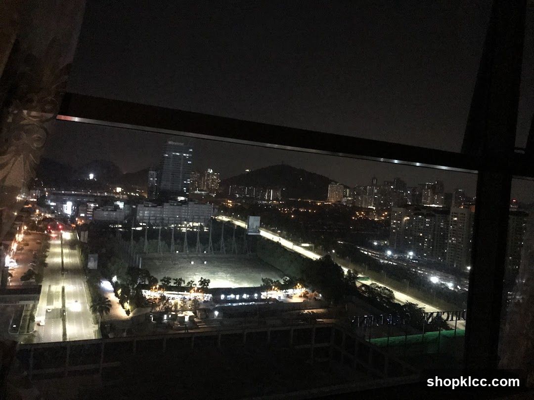 Night City View from Window