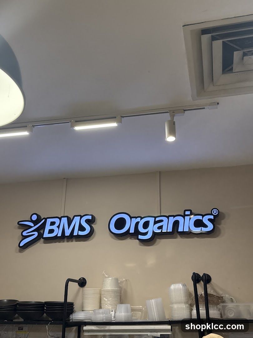 BMS Organics Interior Signage