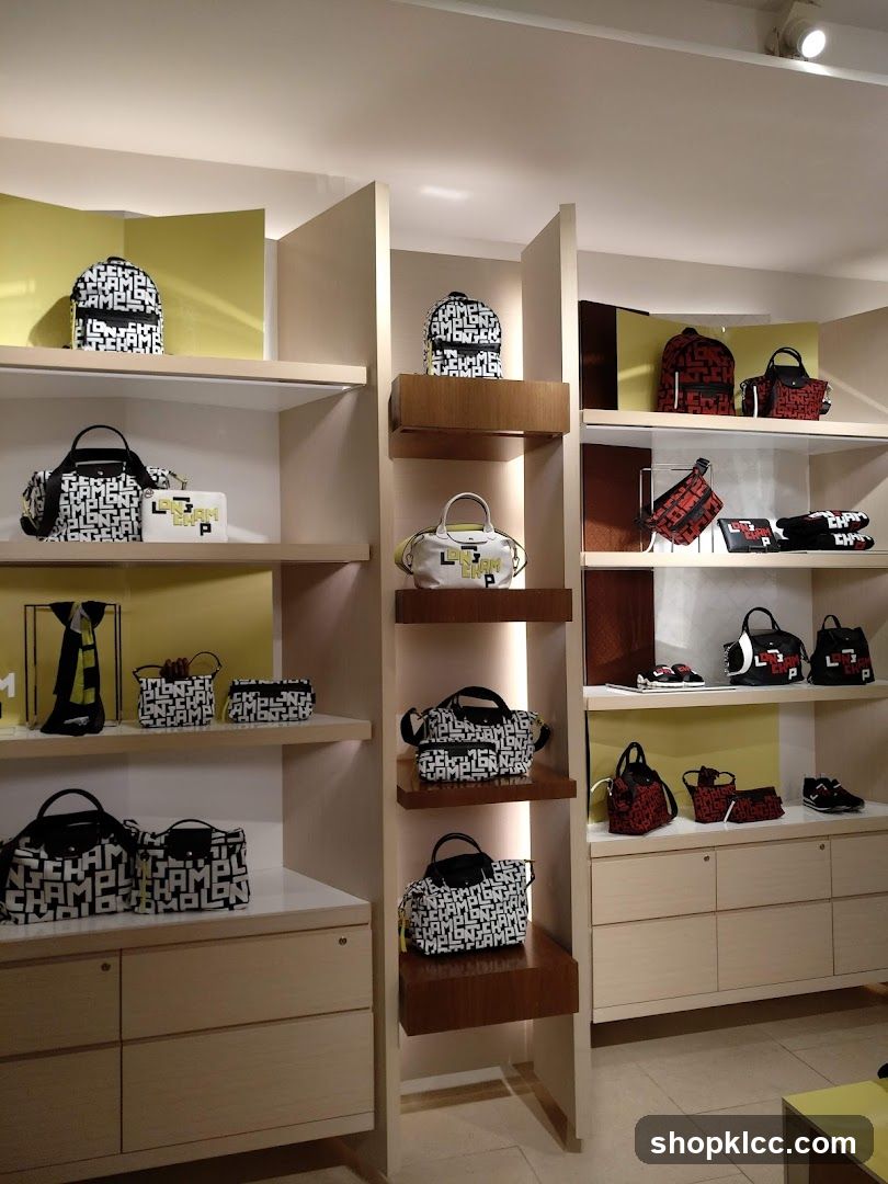 Handbags and Accessories Display